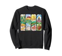 Country Farm Fair Baseball American Art Sudadera