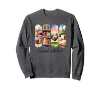 Country Farm Fresh Pantry Gallo Sol de la mañana Sudadera