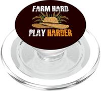 Country - Farm Hard Play Harder PopSockets PopGrip para MagSafe