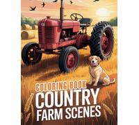 Country Farm Scenes Coloring Book