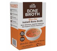 Country Farms Caldo delgado, caldo instantáneo de huesos de res, 10 g de proteína, colágeno tipo III, promueve una mejor digestión, salud ósea, plan de 7 días, paquetes de 7-15 g