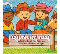Country-Fied Coloring Book For Kids: Western Themed Images