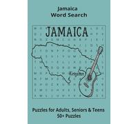 Country Jamaica Word Searches: Puzzle Book (6x9”, 111 pages, 50+ Puzzles,… Gift for ;Travellers, Study, during Vacation, Holiday or Time to Relax