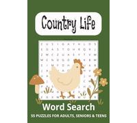 Country Life word search puzzle book: Word search puzzle book about Country life, culture, and More | 6x9 inches, 110 pages | 50+ puzzles … Gift for vacations, holidays, and free time.