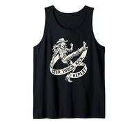 Country Line Dancing Cowgirl Botas para Mujer Western Dancer Camiseta sin Mangas
