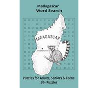 Country Madagascar Word Searches: Puzzle Book (6x9”, 111 pages, 50+ Puzzles,… Gift for ;Travellers, Study, during Vacation, Holiday or Time to Relax