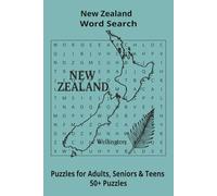 Country New Zealand Word Searches: Puzzle Book 6x9”, 111 pages, 50+ Puzzles,… Gift for ;Travellers, Study, during Vacation, Holiday or Time to Relax
