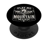 Country Play Me Some Mountain Music, Estilo Western Vintage PopSockets PopGrip Adhesivo