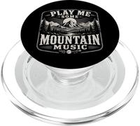 Country Play Me Some Mountain Music, Estilo Western Vintage PopSockets PopGrip para MagSafe