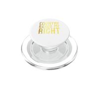 Country Raised Me Right Western Cowboy Southern Music PopSockets PopGrip para MagSafe