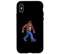 Country Redneck Sasquatch Bigfoot Dude Southern Pride Carcasa para iPhone X/XS