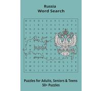 Country Russia Word Searches: Puzzle Book 6x9”, 111 pages, 50+ Puzzles,… Gift for ;Travellers, Study, during Vacation, Holiday or Time to Relax