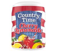 Country Time Mezcla de bebida con sabor a limonada de cereza con otros sabores naturales, recipiente de 18 onzas
