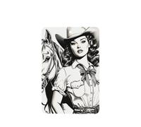 Country Western Girl Cowboy Hat Coquette Ambientadores para coche, 4 unidades, tarjetas perfumadas colgantes, tarjetas perfumadas para coche, tabletas de aromaterapia