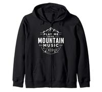 Country Western Play Me Some Mountain Music Guitarra Sudadera con Capucha