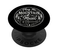 Country Western Toca Música de Montaña PopSockets PopGrip Adhesivo