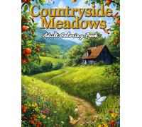 Countryside Meadows Adult Coloring Book: 38 Beautiful Pages with Wildflowers, Rolling Hills and Rustic Barns - Perfect for Creative Minds who Love ... Nature Escapes Collection by Clara Winslow)