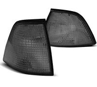 Coupé + Cabrio - Intermitentes delanteros de 2 puertas en cristal ahumado ahumado tintado negro para BMW E36 12.1990-09.1999