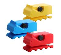 Coupe-Carton pour Griffoir À Chat en 3 pièces, Machine De Découpe De Cartonn D' Coupe-Carton Griffoirs pour Chats Professionnels Et Robustes Griffoir pour Chat Imprimé en 3D (Bleu, Rouge, Jaune)