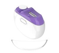 Coupe-Ongles Automatique - 8,4x6,9x3,3 Cm Coupe-Ongles | Électrique 2 Vitesses Avec Lumière LED, Fonctionnement Silencieux Pour Hommes Femmes Seniors, Soin Ongle Maison Voyage Salon