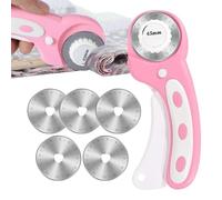 Coupeur Rotatif 45 Mm - Coupeur Rotatif Ergonomique 45 Mm, Coupeurs Rotatifs Pour Courtepointe | Coupeur À Changement Rapide, Bouton De Sécurité Pour Le Matelassage, Le Des Appliques, Coupe