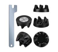 Couplage mélangeur | Kit de remplacement de pièces de couplage pour mélangeur avec 1 clé,Noir Mélangeur Mélangeur Accouplement Pièces Remplacement Kit Blender Accessoires