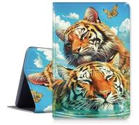 Couple Tiger - Funda para iPad Air de 11 pulgadas 2024 M2, a prueba de golpes, de piel sintética, plegable, ajustable, con función de apagado y encendido automático para iPad Air de 11 pulgadas 2024