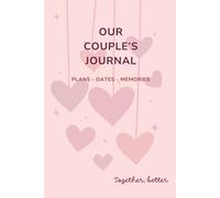 Couples date book: Our Story Told by Both of Us | Couple gifts for him and her | Valentine's Day or Anniversary Gift | Paperback | A5 Format