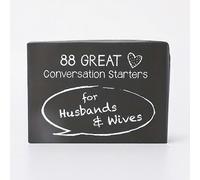 Couples Dialogue Game 88 Great Conversation Starters for Husbands and Wives Card Game