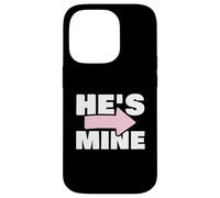 Couples Matching Gift He's Mine Carcasa para iPhone 14 Pro