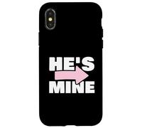 Couples Matching Gift He's Mine Carcasa para iPhone X/XS