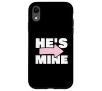 Couples Matching Gift He's Mine Carcasa para iPhone XR