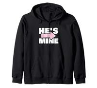 Couples Matching Gift He's Mine Sudadera con Capucha