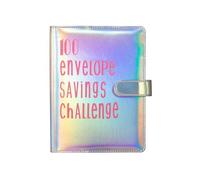 Couples Save for 100 Days to Challenge The Savings Book (A5) - Libro de hojas sueltas, tamaño A5, color plateado