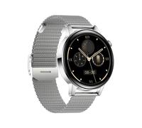 Couples Series Bluetooth Smart Watch Sports Modes Body Blood Pressure Sleeping Monitoring Steel Band Smart Bracelet - Black