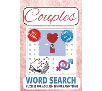 Couples Word Search puzzle book: Word Searches with Easy to Read Print about Couples,Twosome and Duo and More | 6x9 inches, 111 pages | 50 + Puzzles... Gift for Vacations, Holidays, and Free Times.