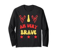 Courage Bravery Get Well I Am Muy Valiente Presente Manga Larga