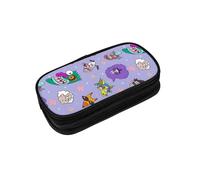 Courage The Cowardly Dog Durable Pen Pencil Case Big Storage Pen Pouch Bag for School Supplies Office College Teen Girls Adults