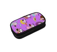 Courage The Cowardly Dog Durable Pen Pencil Case Big Storage Pen Pouch Bag for School Supplies Office College Teen Girls Adults
