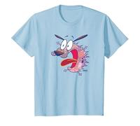 Courage The Cowardly Dog Evil Inside Camiseta, Niños, Azul Bebé, 12 años