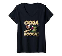 Courage the Cowardly Dog Ooga Booga Booga Camiseta Cuello V