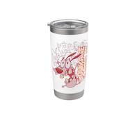 Courage the Cowardly Dog Running Scared Vaso térmico de acero inoxidable de doble pared