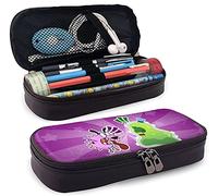 Courage The Cowardly - Estuche de piel para lápices, personalizable, bolsa para lápices, caja de papelería, caja multifuncional para niños y niñas
