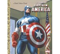 COURAGEOUS CAPT AMERICA LITTLE GOLDEN BOOK (Little Golden Books)