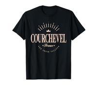 Courchevel Les Trois Vallées Francia Courchevel Francia Moderno Camiseta