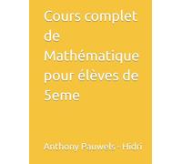 Cours complet de Mathématique pour élèves de 5eme