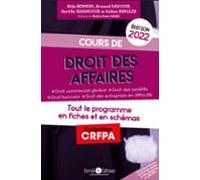 Cours De Droit Des Affaires 2022 (ebook)