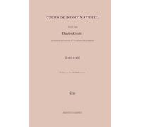 Cours de droit naturel