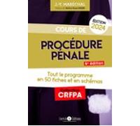 Cours De Procédure Pénale 2024 (ebook)
