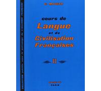 COURS LANGUE CIVILISATION FRAN?AISE 2 AL: Cours de langue et de civilisation françaises - Niveau 2 - Livre de l'élève: N (HACHETTE)